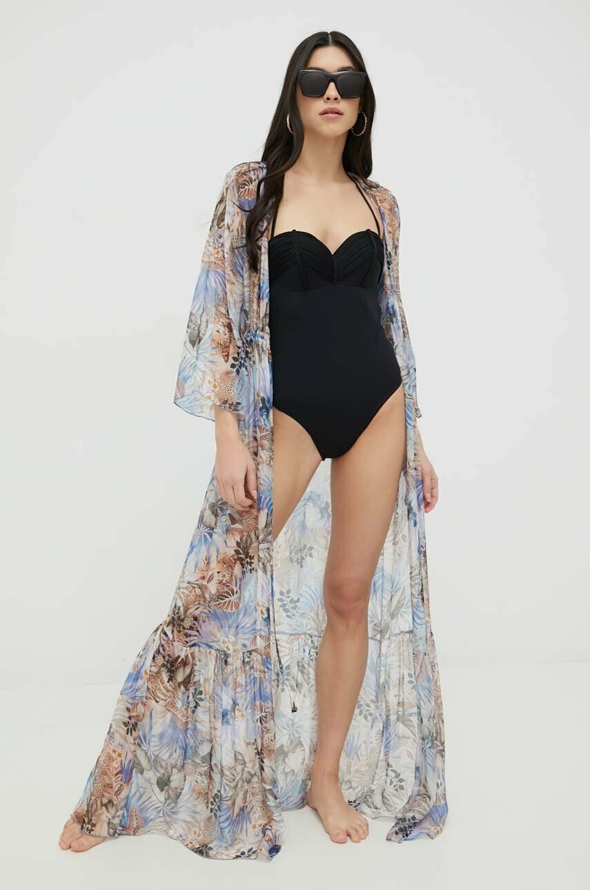 

Пляжна накидка з домішкою шовку Guess