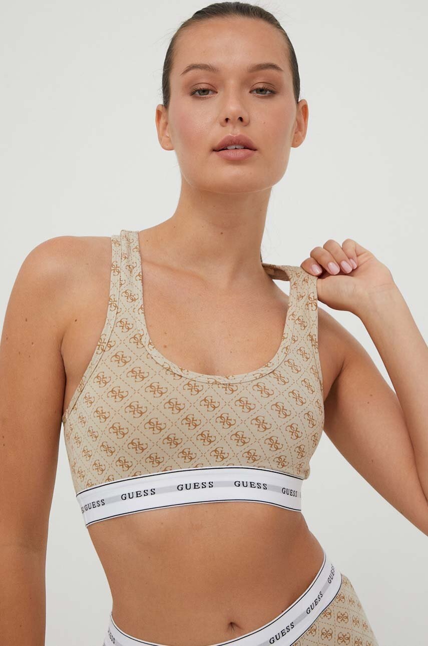 

Бюстгальтер Guess колір бежевий візерунок