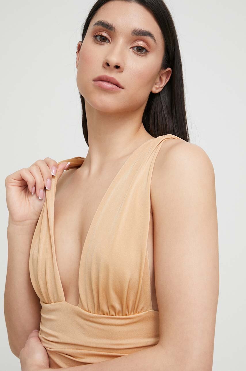 

Слитный купальник Guess цвет жёлтый мягкая чашечка