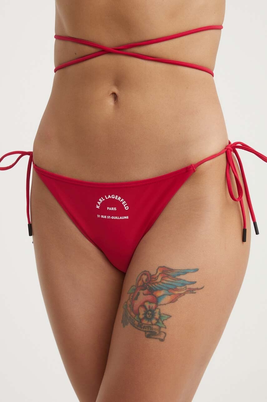 Karl Lagerfeld chiloti de baie culoarea roz