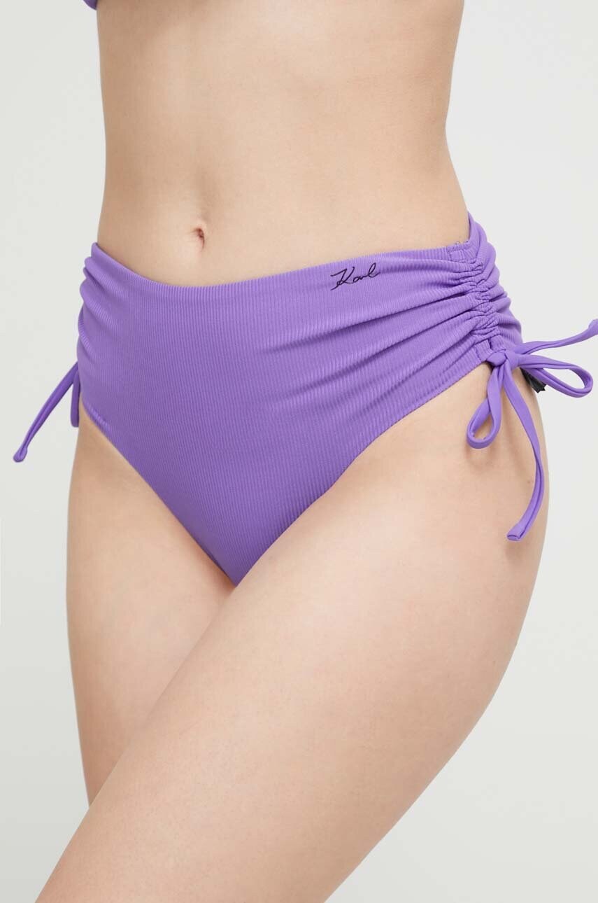 Karl lagerfeld chiloti de baie culoarea violet