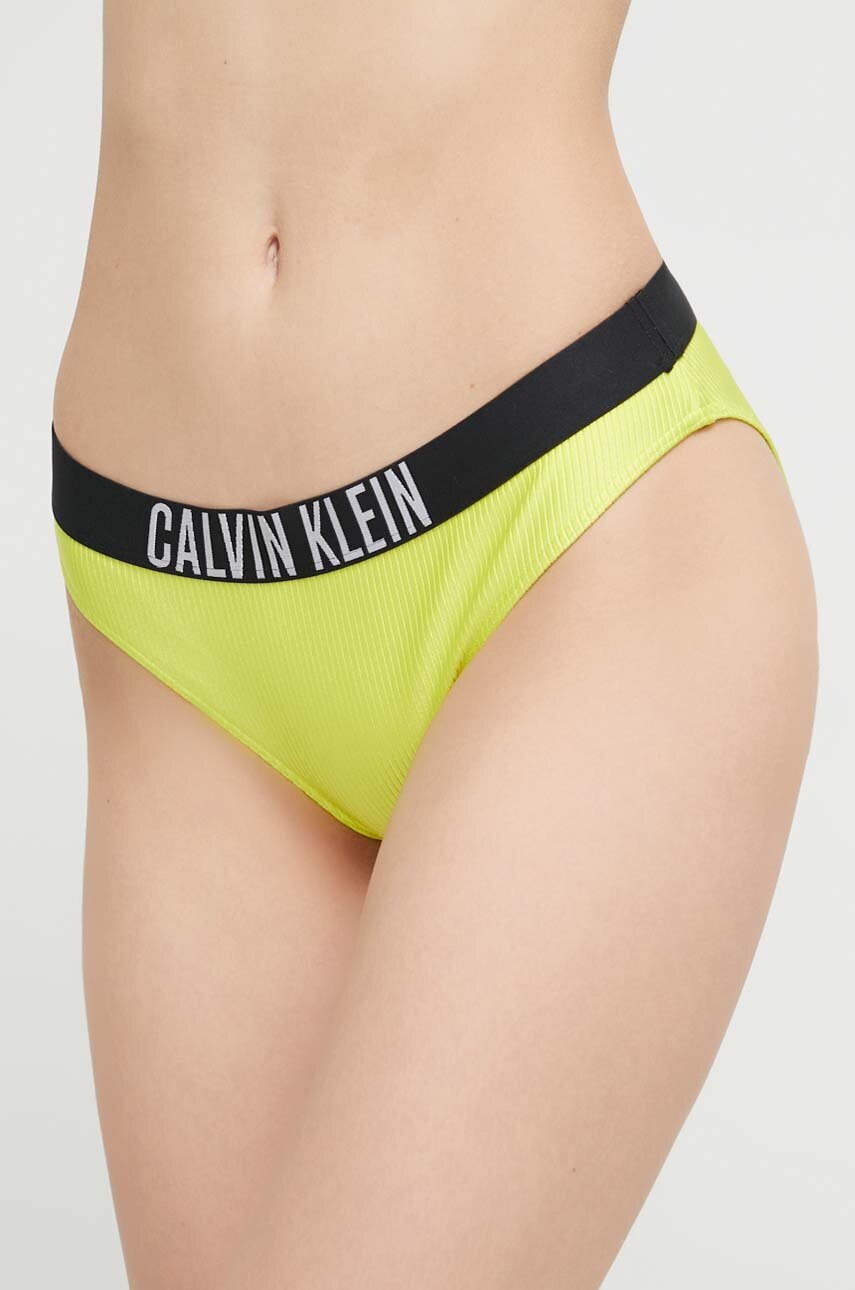 

Долнище на бански Calvin Klein в зелено, Зелен