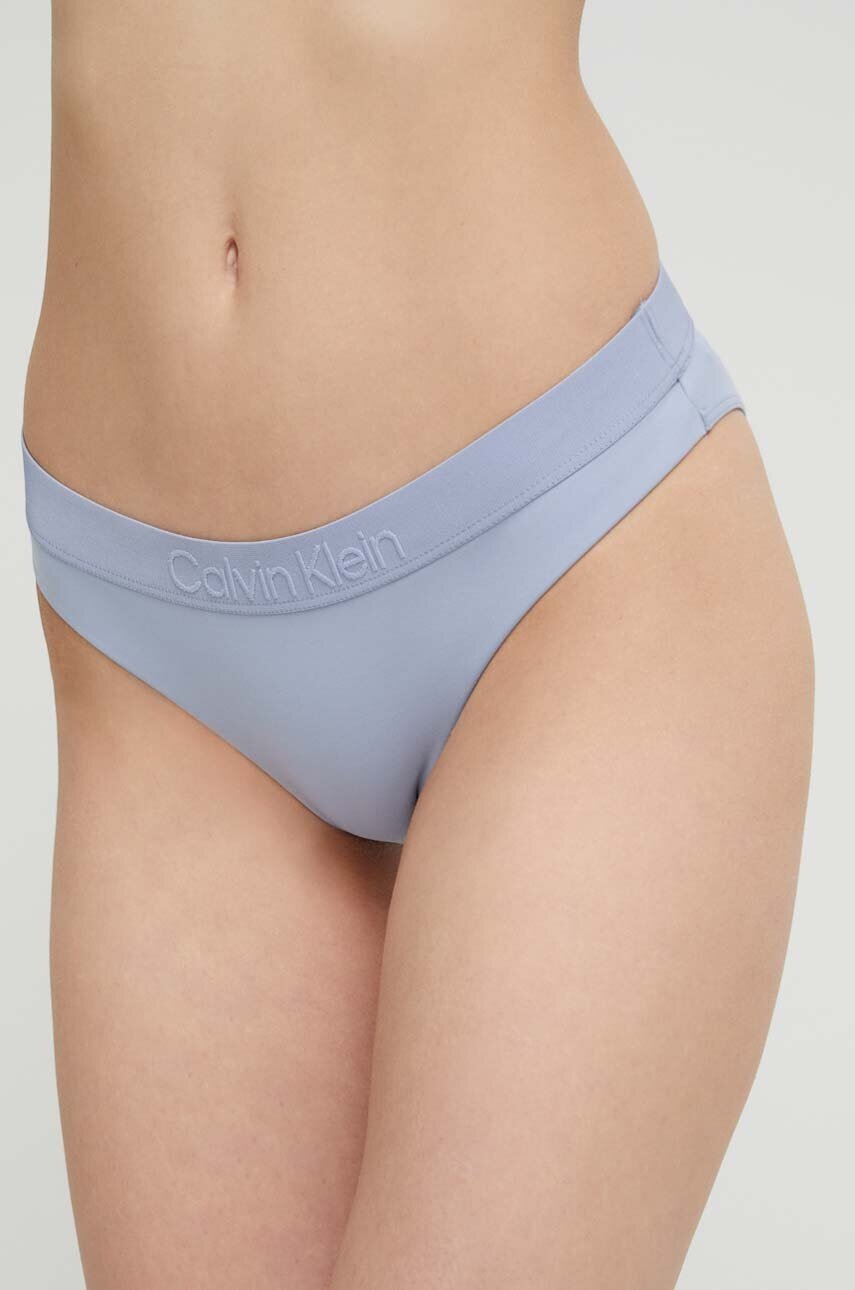 

Долнище на бански Calvin Klein в синьо, Син
