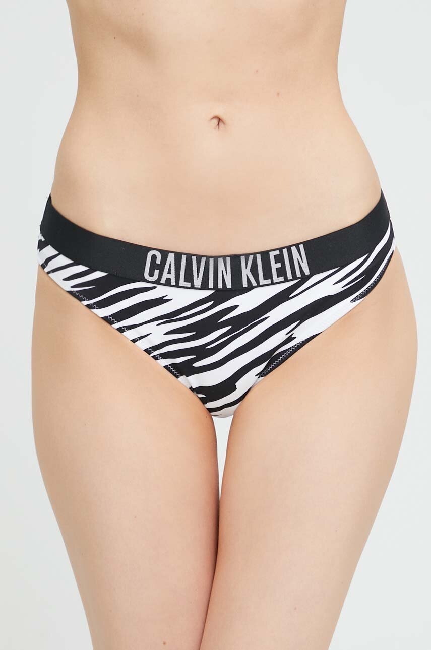 

Долнище на бански Calvin Klein в черно, Черен