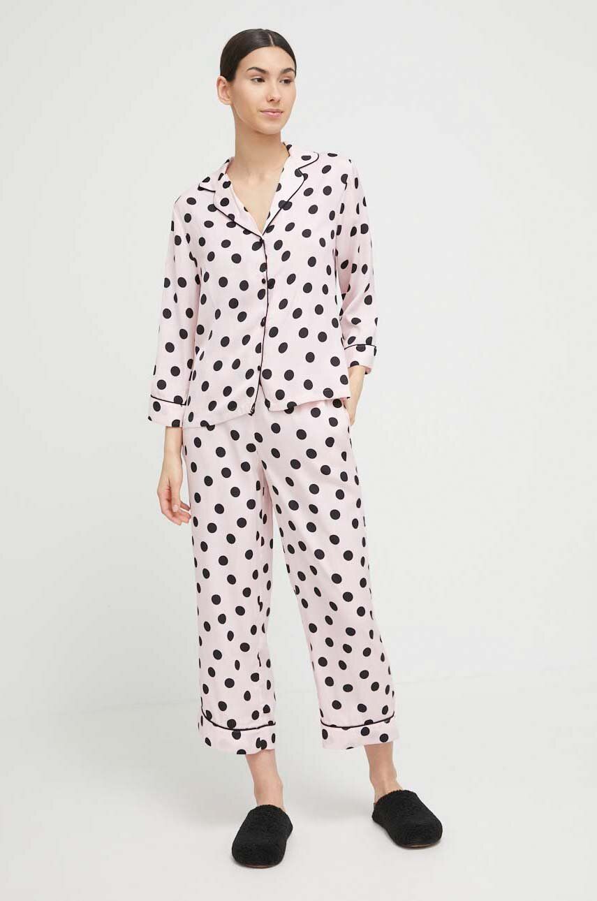 Kate Spade pijama femei, culoarea roz answear.ro