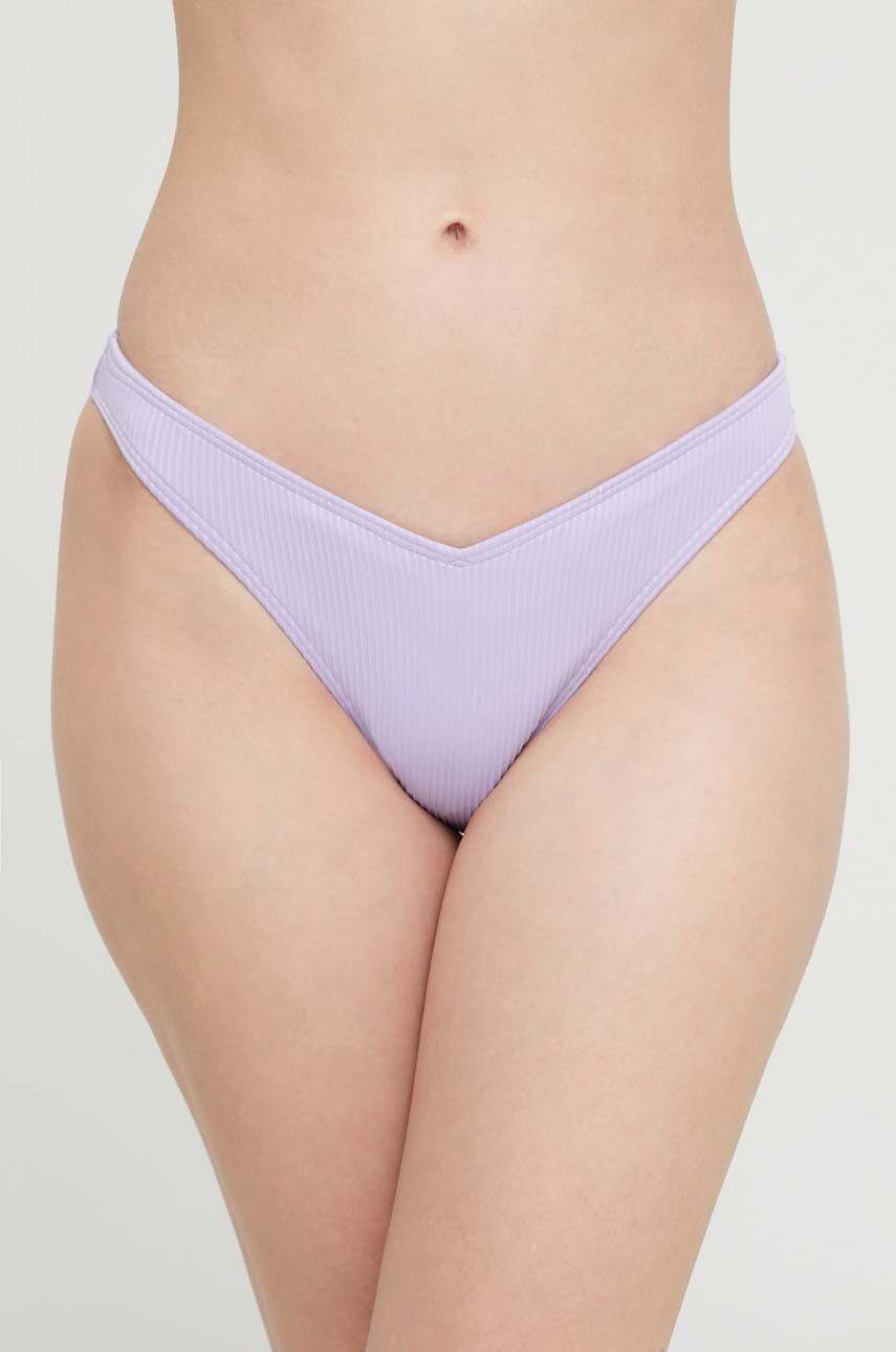 E-shop Plavkové kalhotky Hollister Co. fialová barva