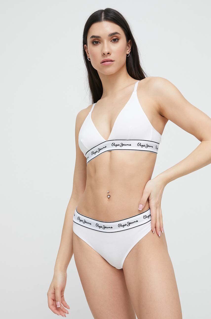 Pepe Jeans Tanga Culoarea Alb