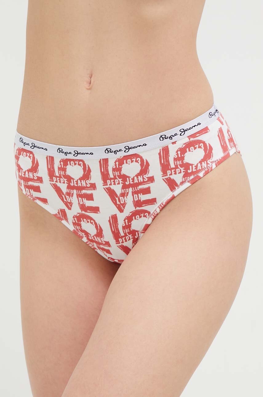 

Трусы Pepe Jeans 3 шт цвет красный
