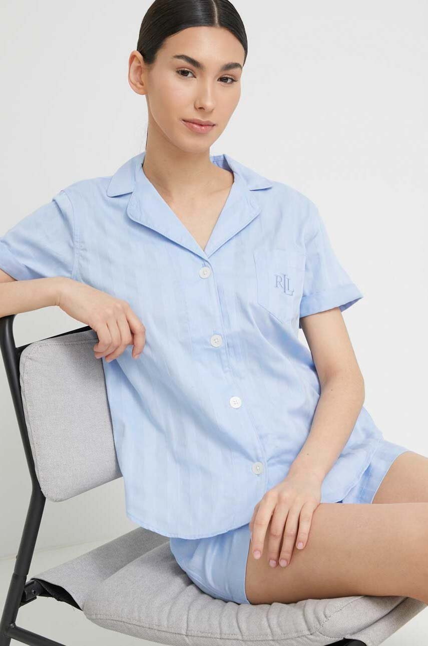 

Хлопковая пижама Lauren Ralph Lauren хлопковая