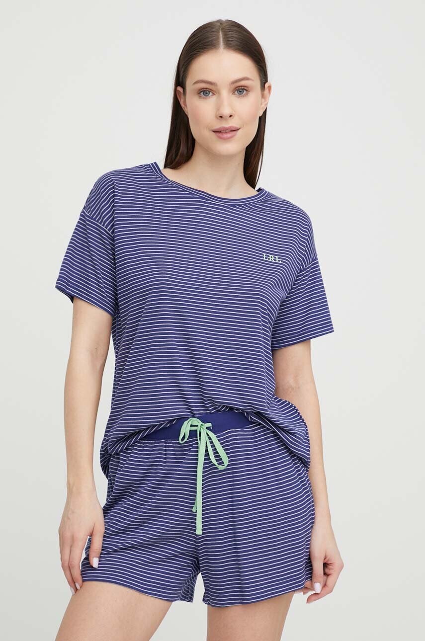 

Пижама Lauren Ralph Lauren женская цвет синий