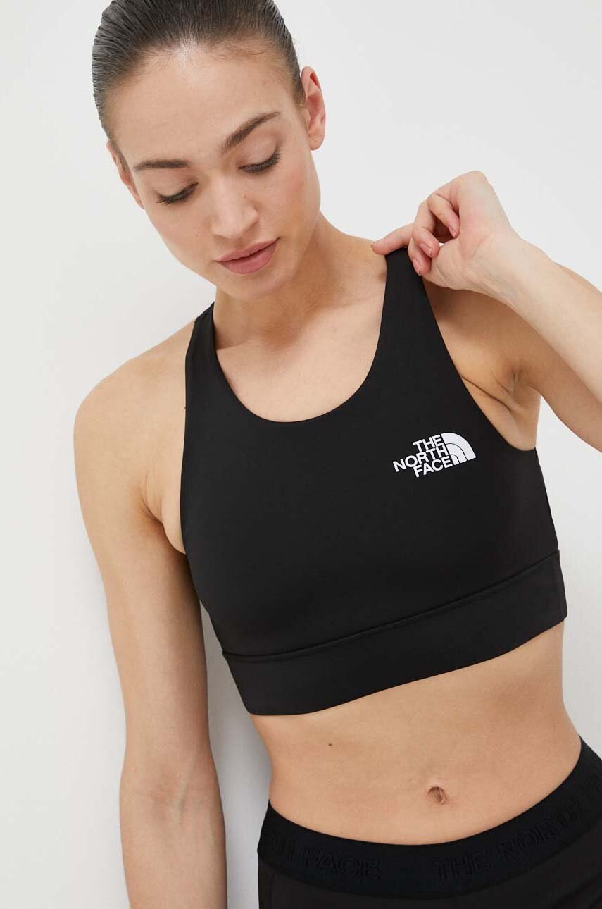 The North Face Sutien Sport Flex Culoarea Negru