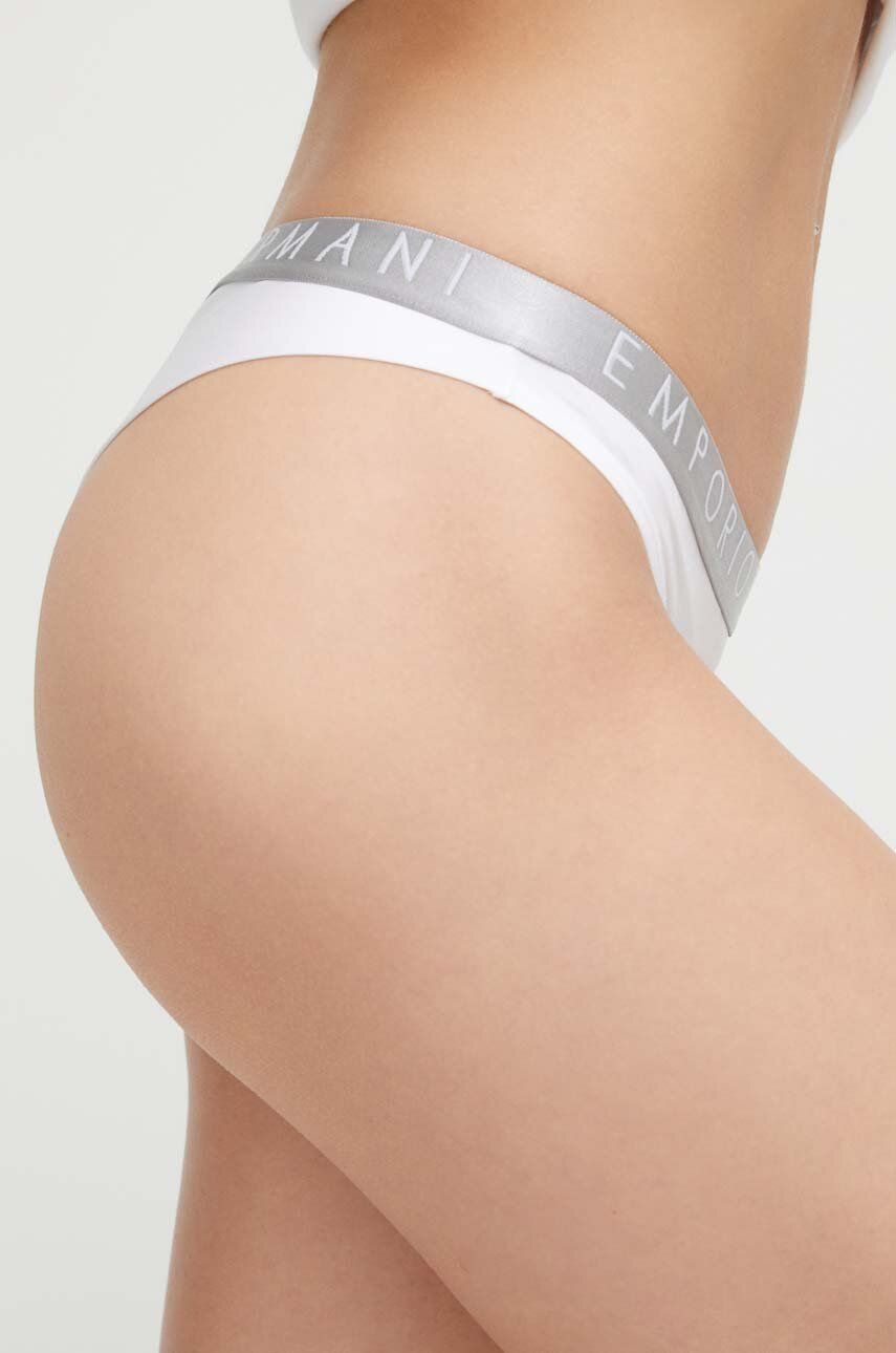 Emporio Armani Underwear tanga 2-pack culoarea alb (2-pack) imagine noua lenjerie-femei.ro