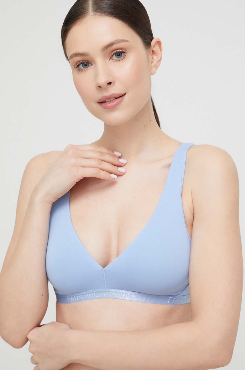 

Сутиен Emporio Armani Underwear в синьо, Син
