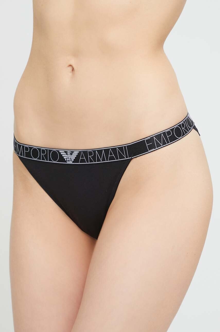 

Трусы Emporio Armani Underwear цвет чёрный прозрачное
