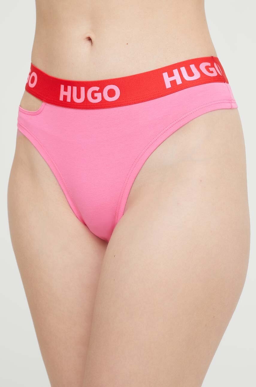 

Стринги HUGO цвет розовый