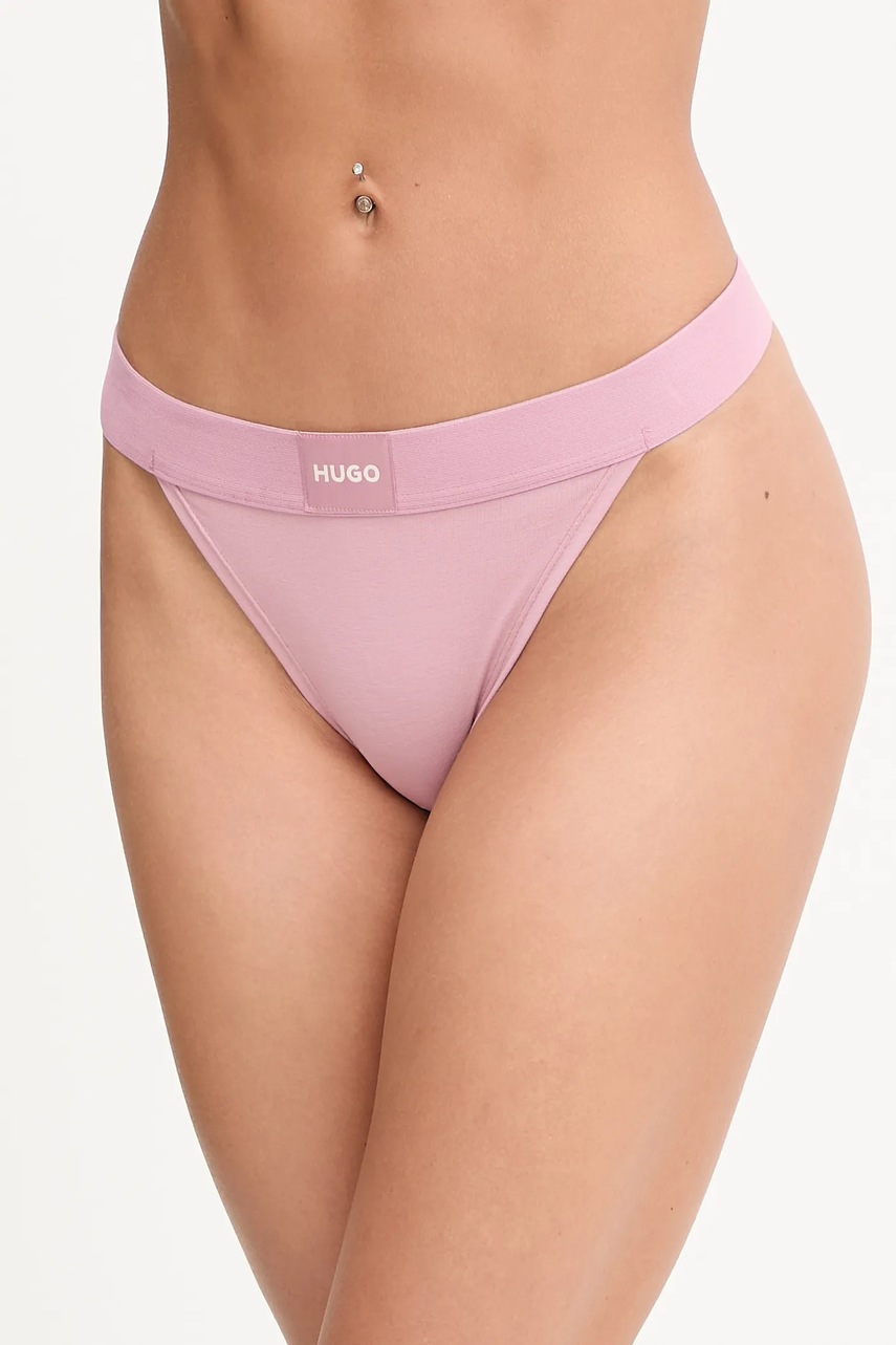 HUGO tanga culoarea negru, 50492326