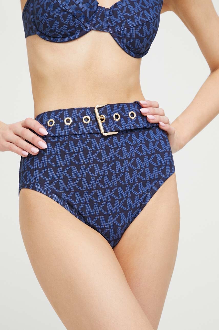 MICHAEL Michael Kors chiloti de baie culoarea albastru marin