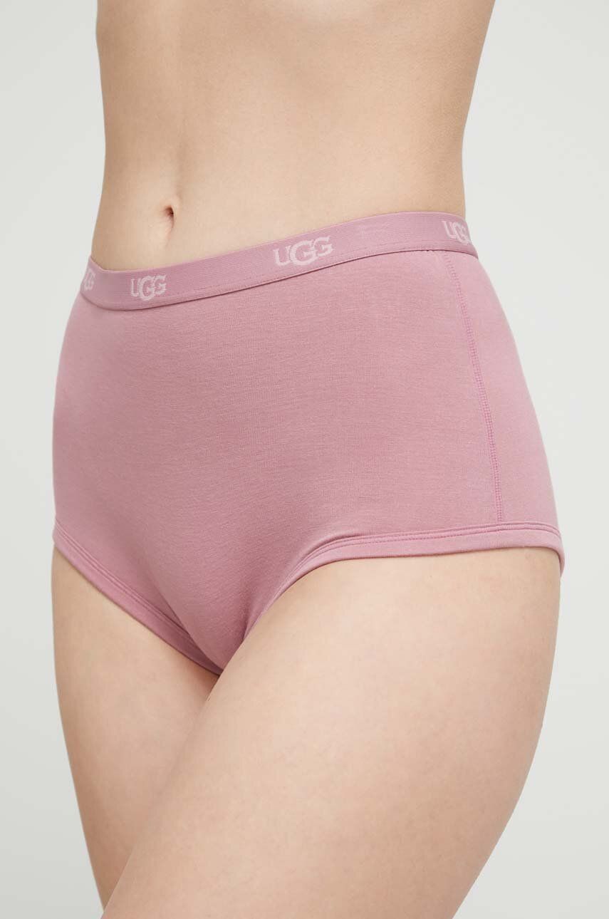 Kalhotky UGG růžová barva - růžová