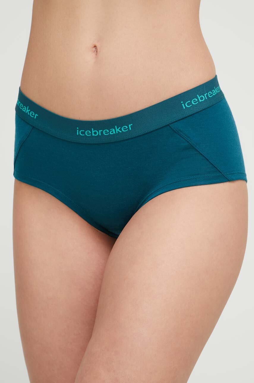 

Функціональна білизна Icebreaker Sprite Hot колір зелений