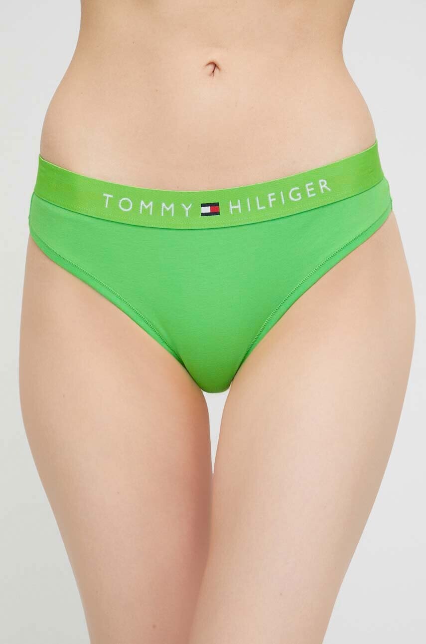 

Стринги Tommy Hilfiger колір зелений