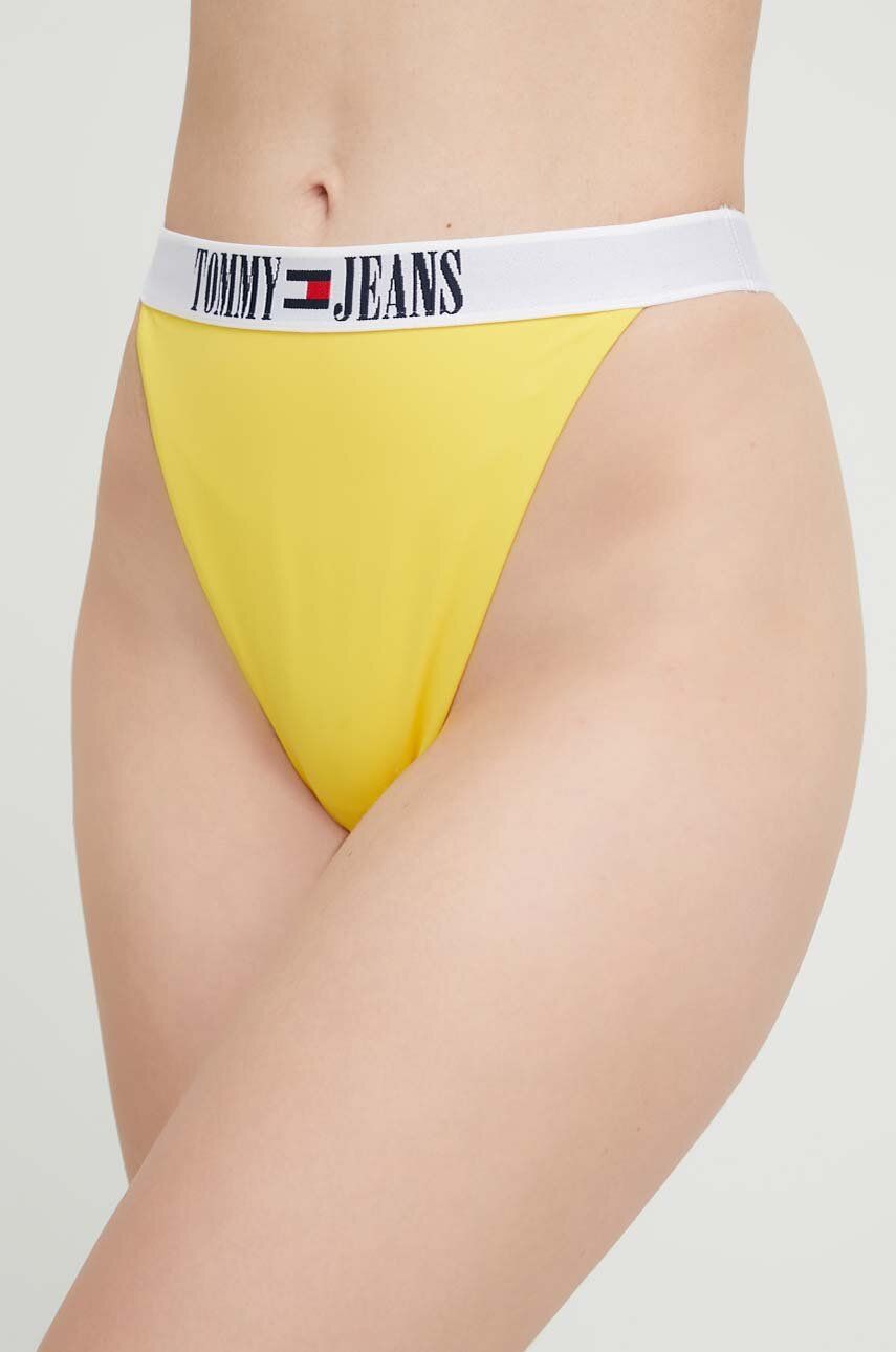 Tommy Jeans bikini brazilieni culoarea galben answear.ro imagine noua