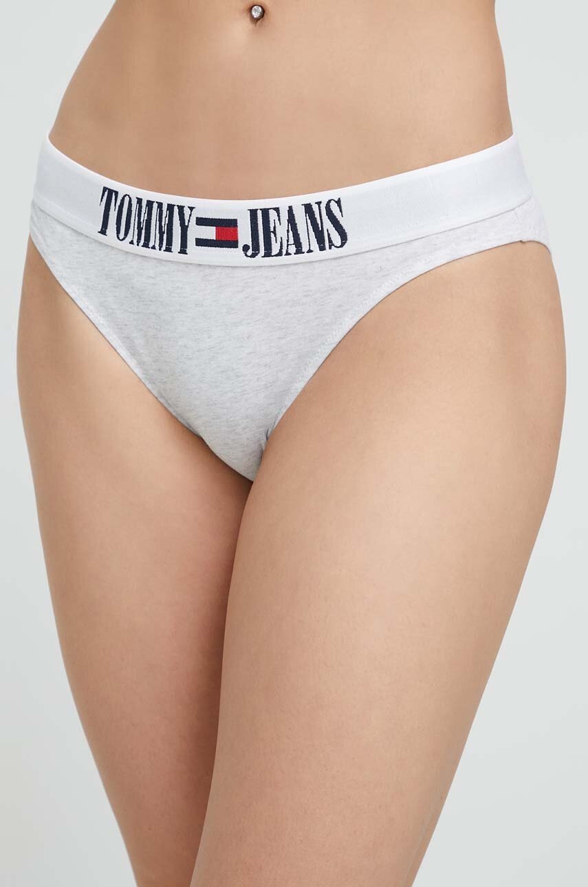 

Бикини Tommy Jeans в сиво, Сив