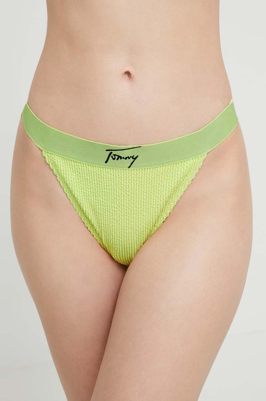 Tommy Jeans bikini brazilieni culoarea verde answear.ro imagine noua