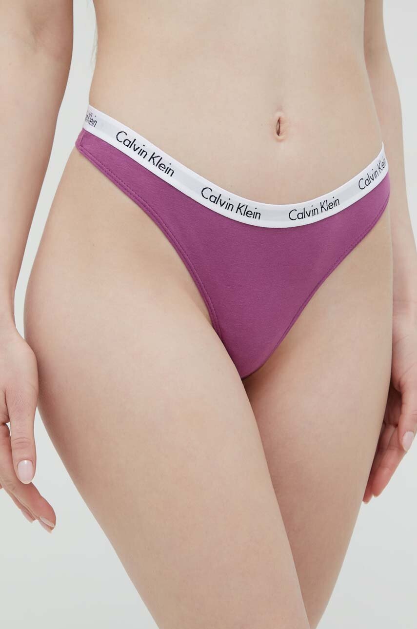 

Прашки Calvin Klein Underwear в лилаво, Виолетов