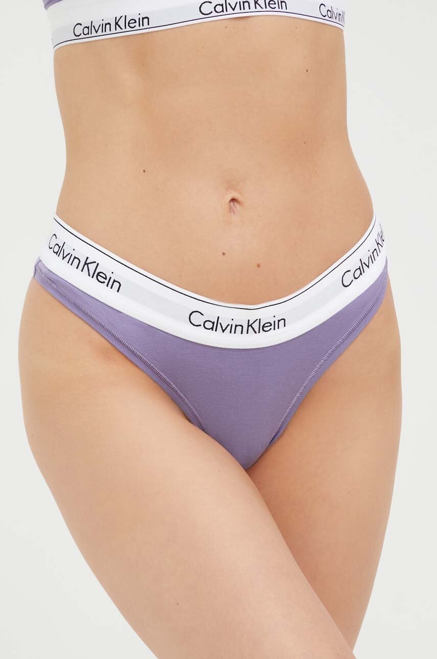 

Прашки Calvin Klein Underwear в лилаво, Виолетов