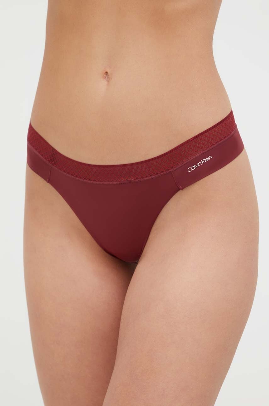 

Прашки Calvin Klein Underwear в розово, Бордо