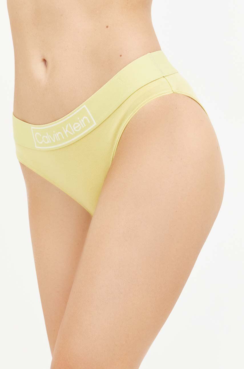 Levně Kalhotky Calvin Klein Underwear žlutá barva