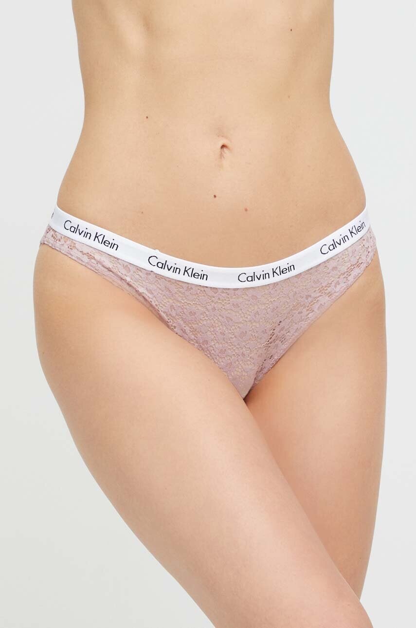 

Бикини Calvin Klein Underwear в розово, Розов