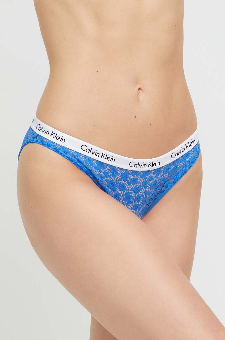 

Бикини Calvin Klein Underwear в синьо, Син
