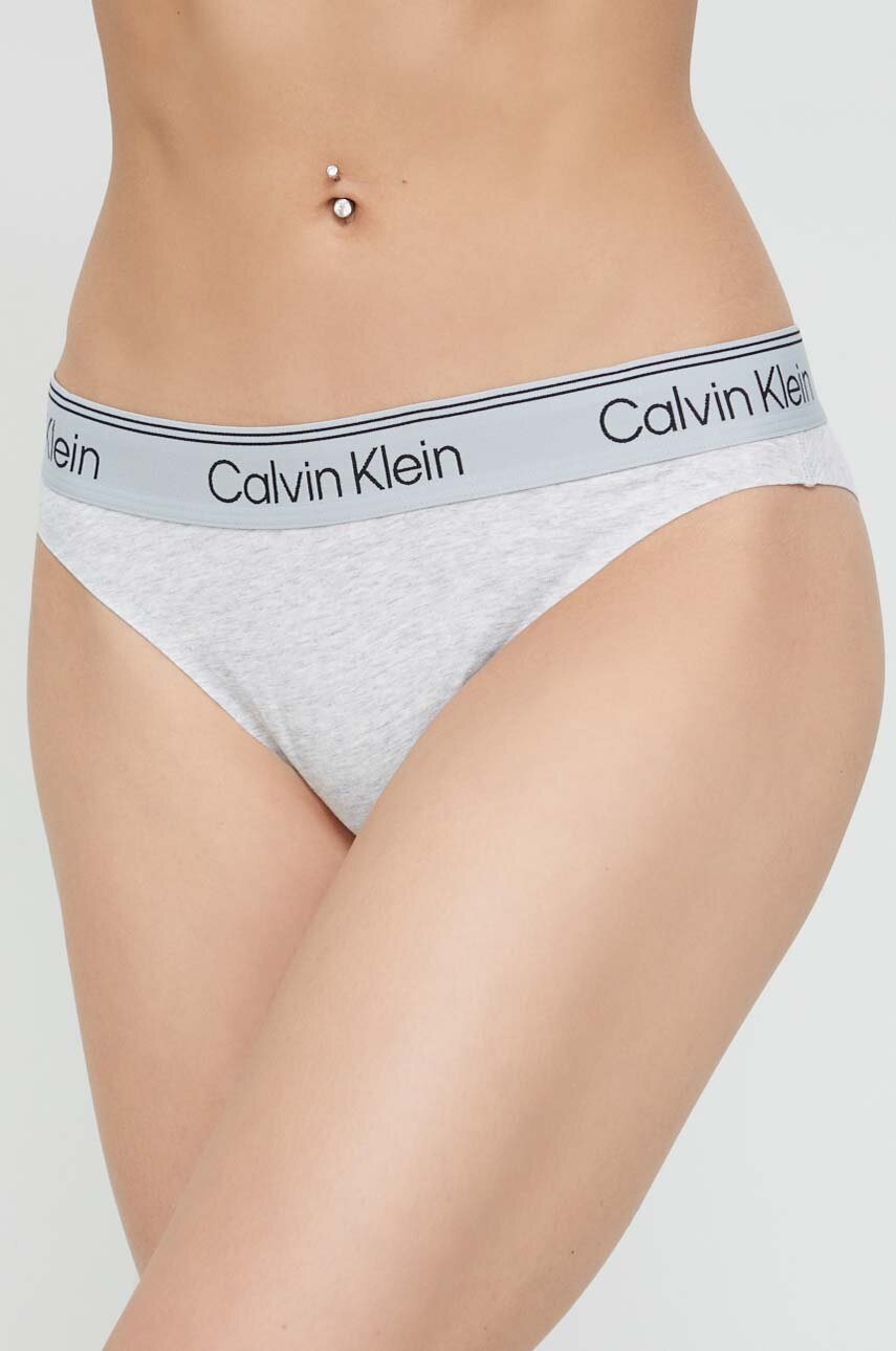 

Бикини Calvin Klein Underwear в сиво, Сив