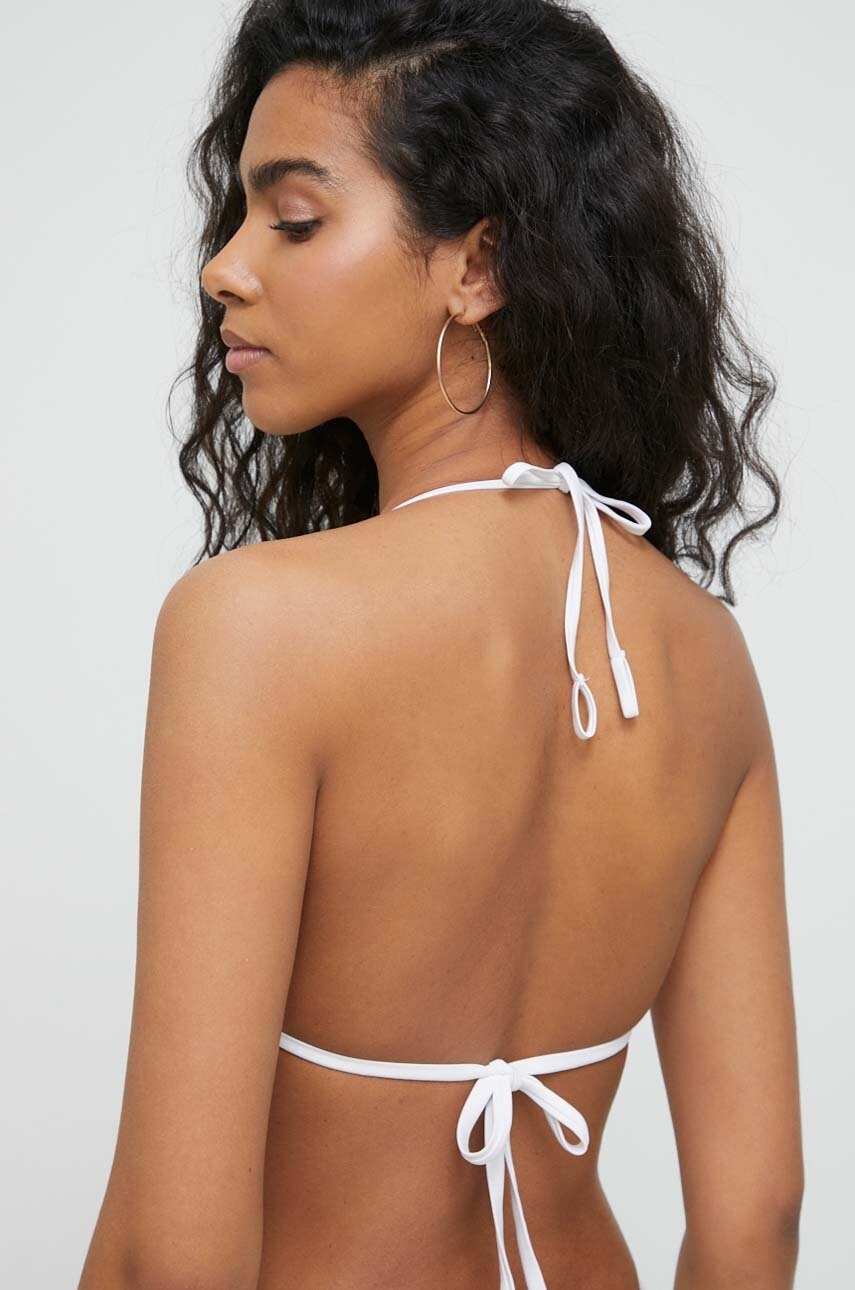

Купальний бюстгальтер Max Mara Beachwear колір золотий злегка ущільнена чашечка