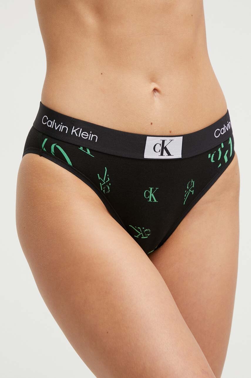 

Бикини Calvin Klein Underwear в сиво, Черен