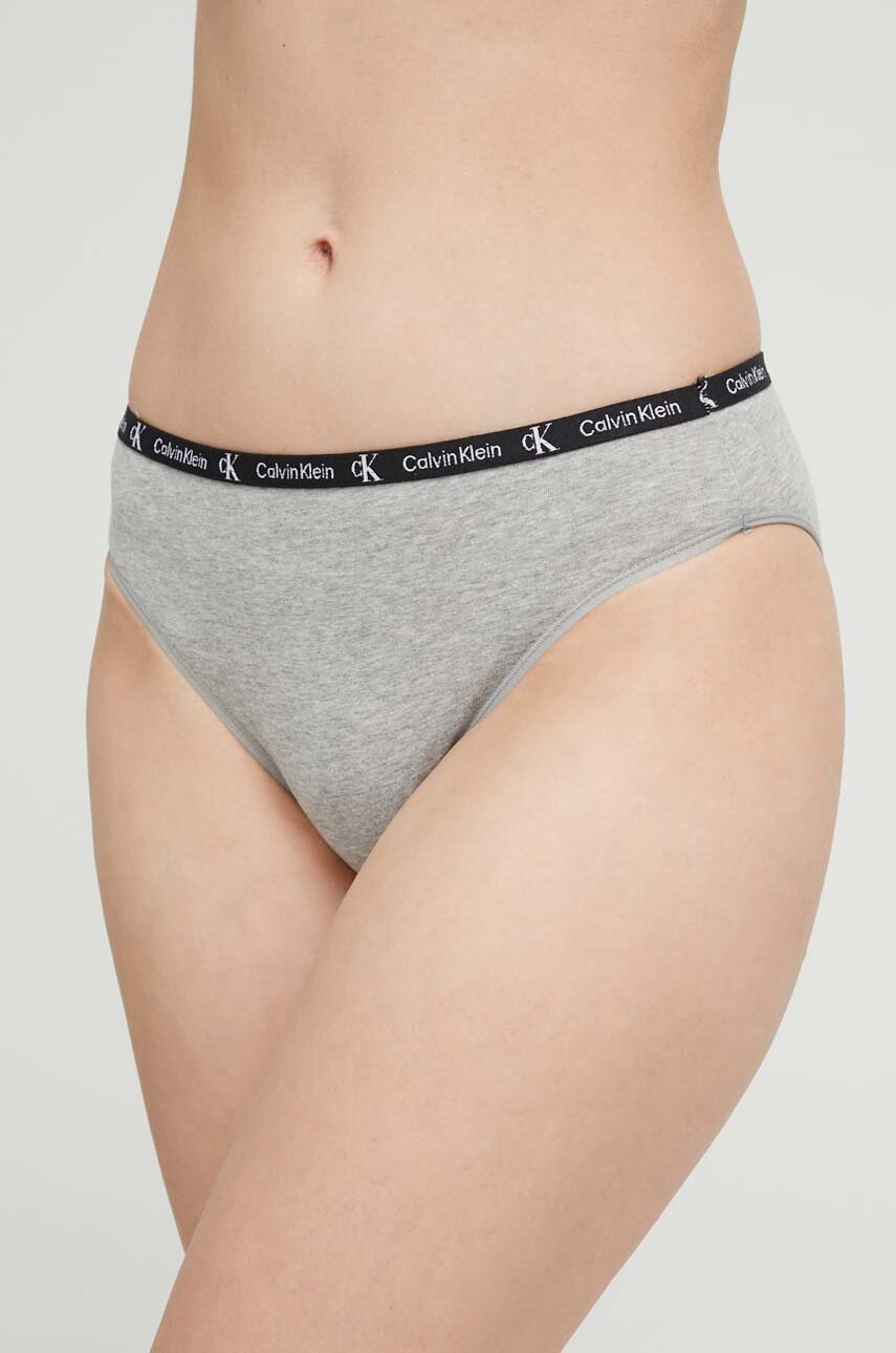 

Бикини Calvin Klein Underwear (2 броя) в сиво, Сив