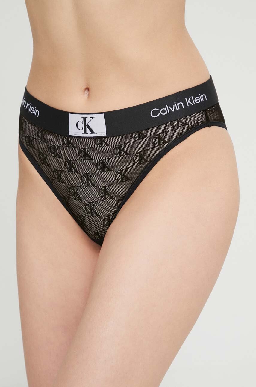 

Бикини Calvin Klein Underwear в черно, Черен