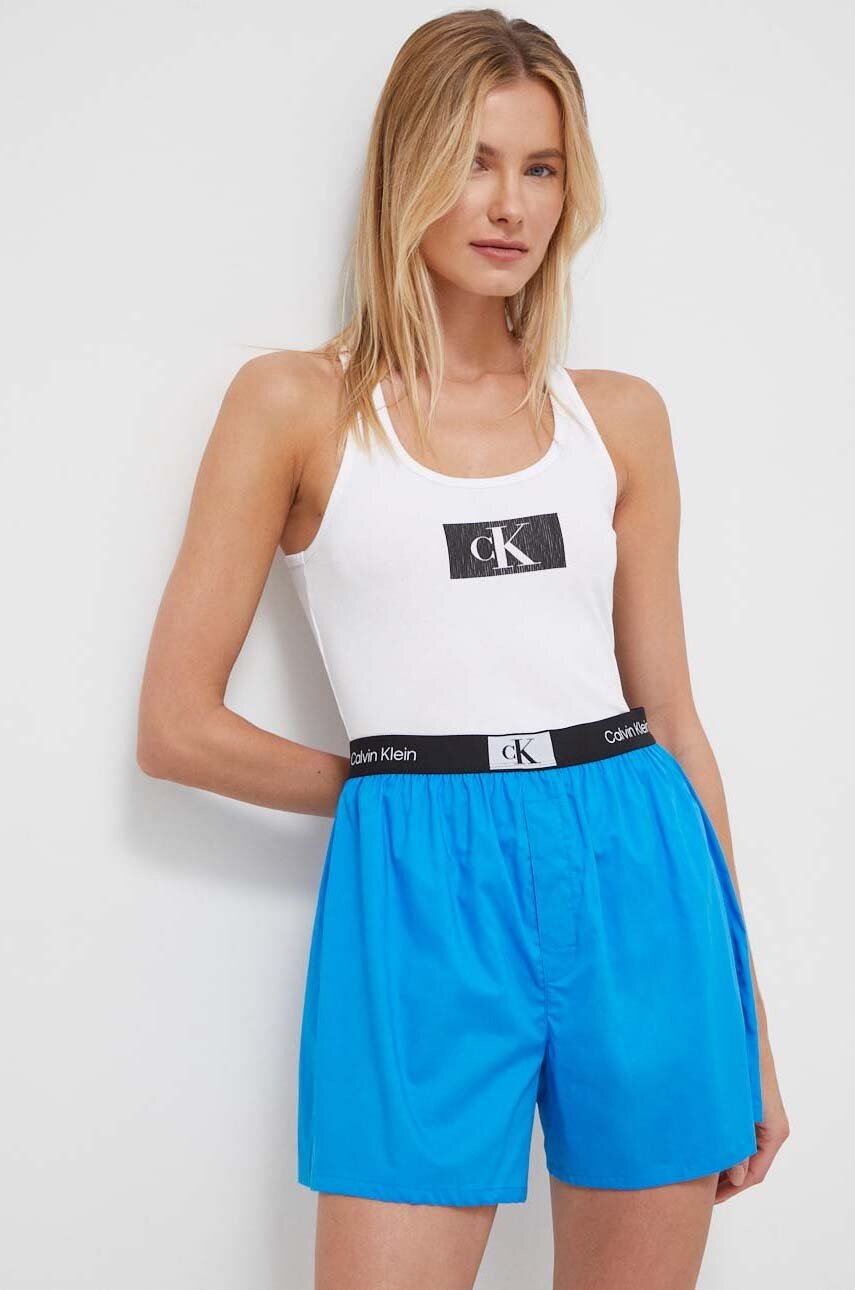 

Пижама Calvin Klein Underwear дамска в синьо 000QS6937E, Син