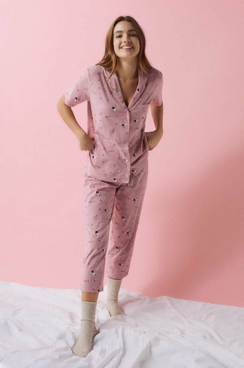 

Піжама women'secret Minnie жіноча колір рожевий 3135204