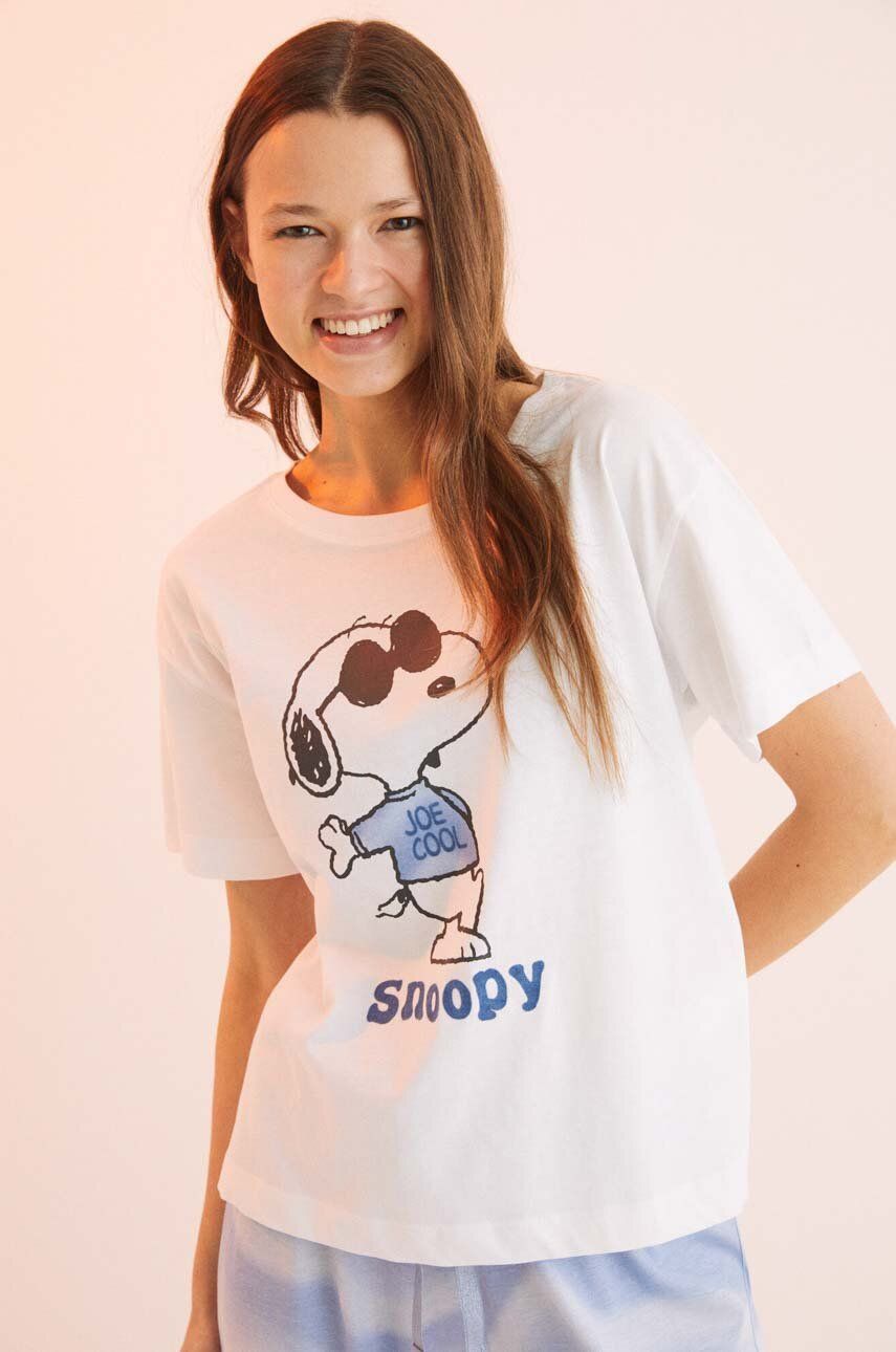 women'secret pijamale de bumbac Snoopy bumbac, 3135224