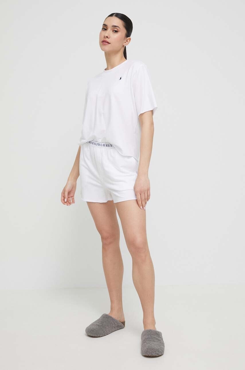 Levně Pyžamo Polo Ralph Lauren bílá barva, 4P8029