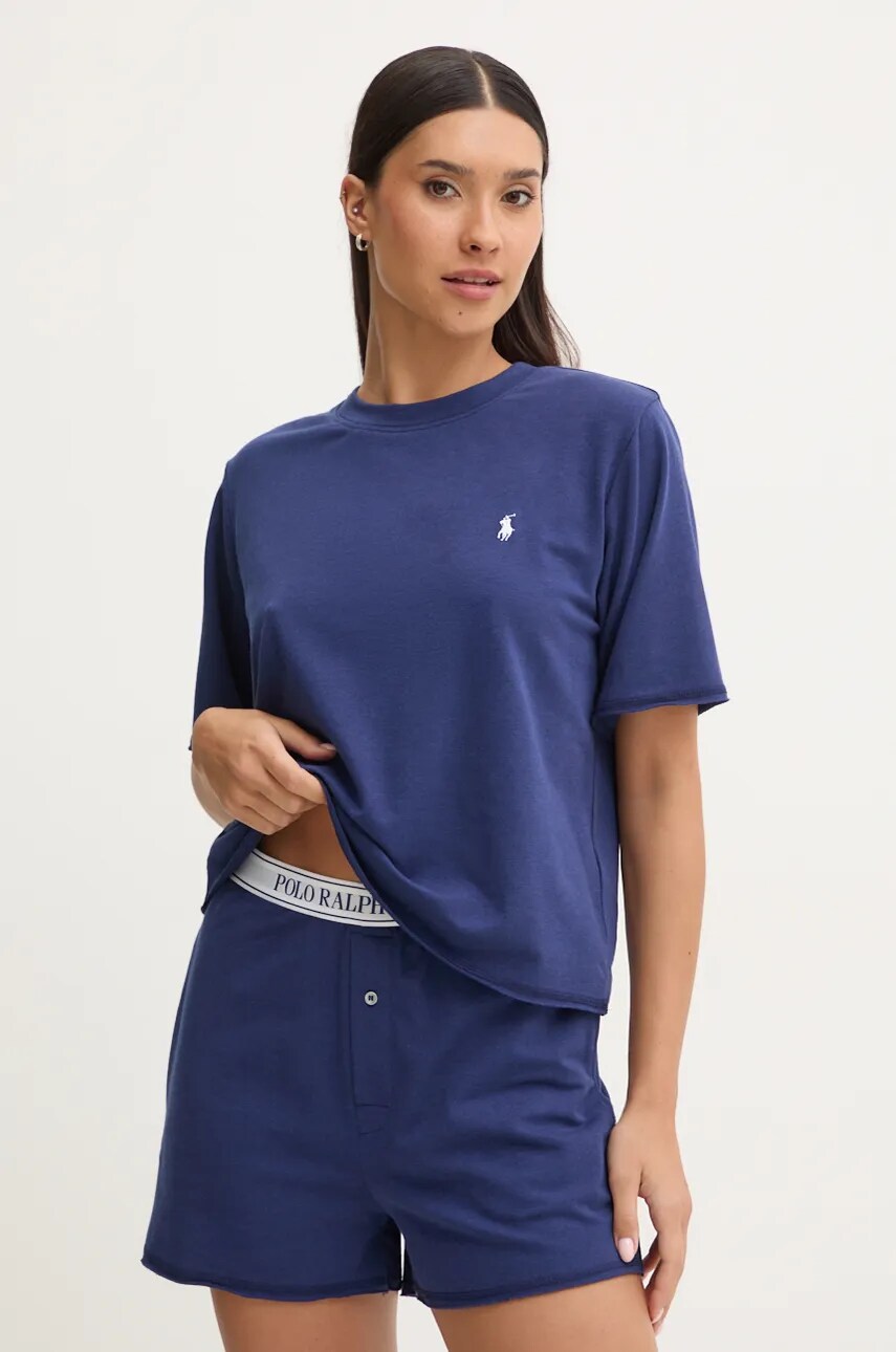 Levně Pyžamo Polo Ralph Lauren tmavomodrá barva