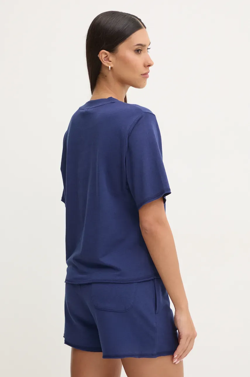 Пижама Polo Ralph Lauren женская цвет синий Пижама Polo Ralph Lauren женская цвет синий