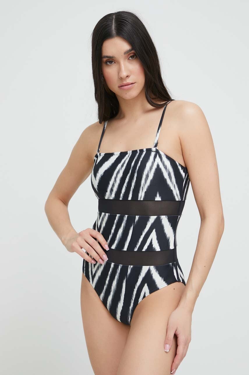 Dkny Costum De Baie Dintr-o Bucata Culoarea Negru, Cupa Usor Rigidizata