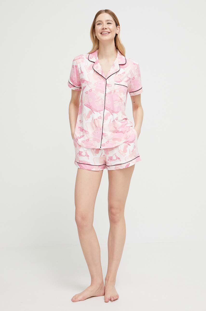 Kate Spade pijama femei, culoarea roz answear.ro imagine noua