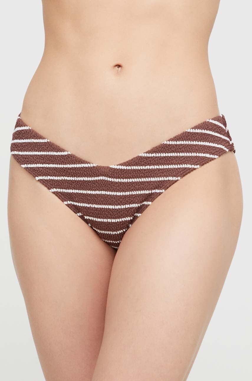 Abercrombie & Fitch bikini brazilieni culoarea maro