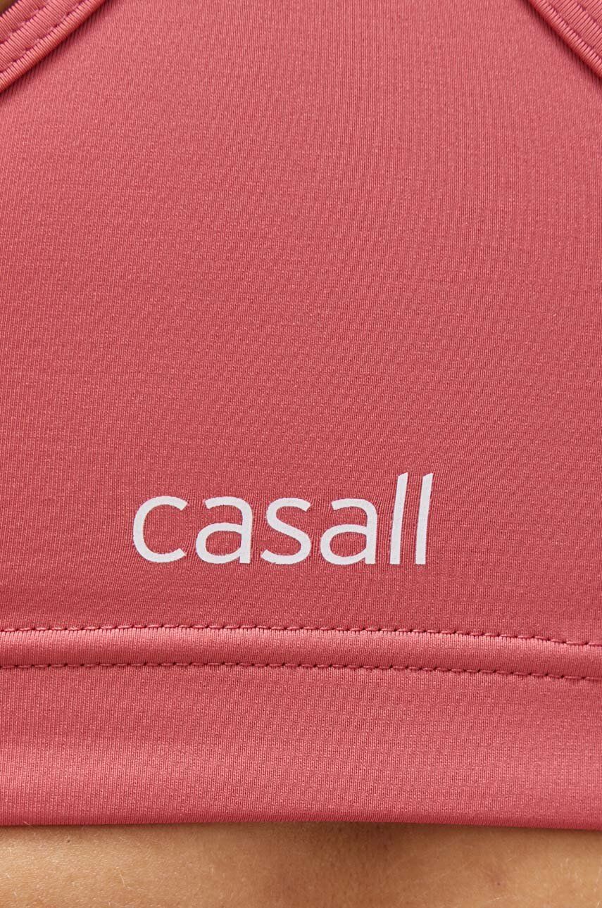 Casall biustonosz sportowy kolor różowy wzorzysty