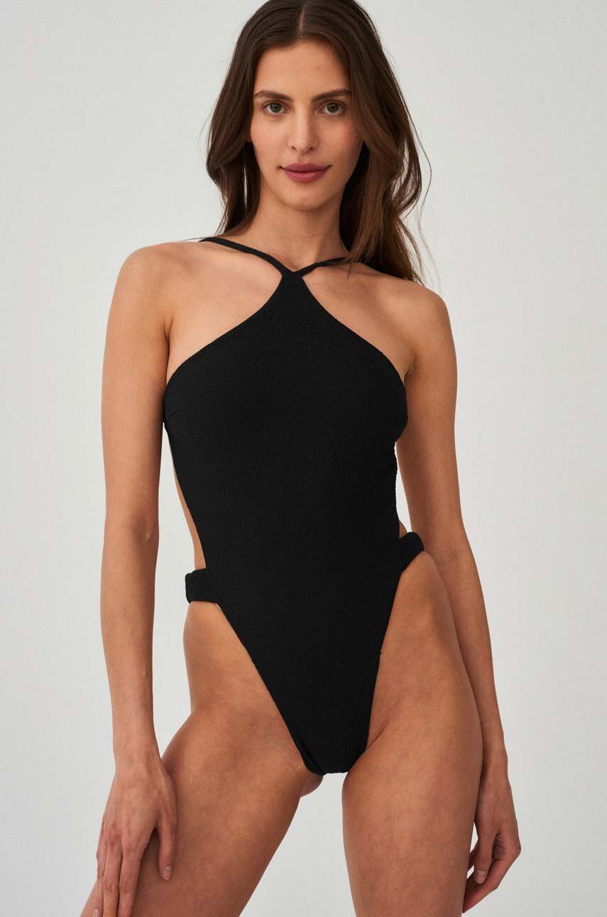 Undress Code costum de baie dintr-o bucată Amore Mio culoarea negru, cupa moale