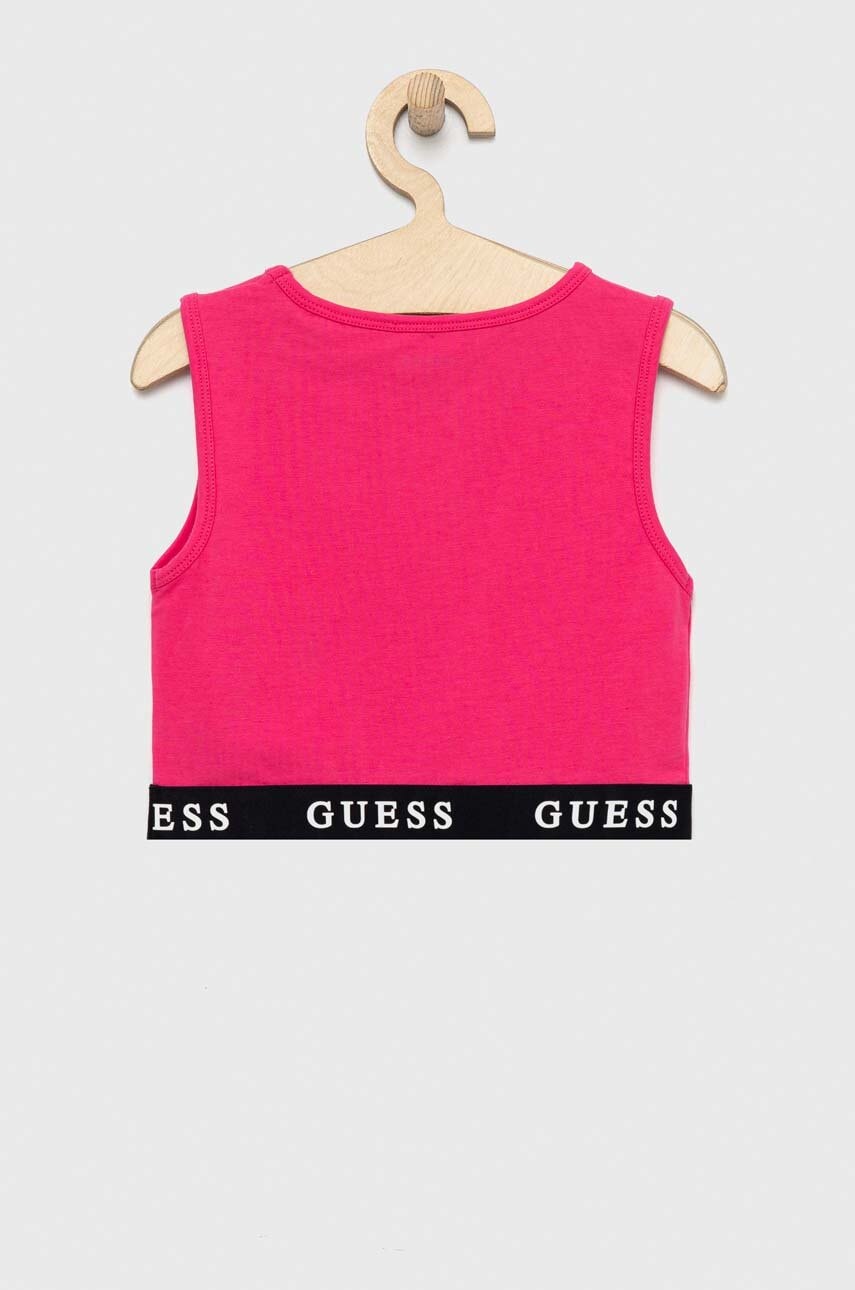 Детский топ Guess цвет розовый Детский топ Guess цвет розовый
